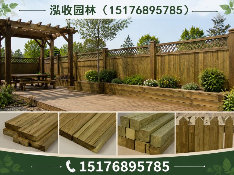 南京防腐木展示图